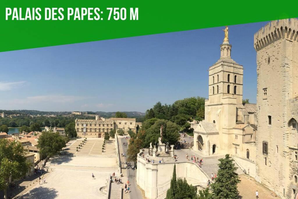 Le Loft Des Papes - 2 Terrasses - Vue Panoramique Sur La Ville - Ac Clim أفينيون المظهر الخارجي الصورة