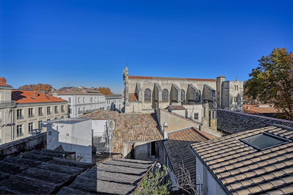 Le Loft Des Papes - 2 Terrasses - Vue Panoramique Sur La Ville - Ac Clim أفينيون المظهر الخارجي الصورة